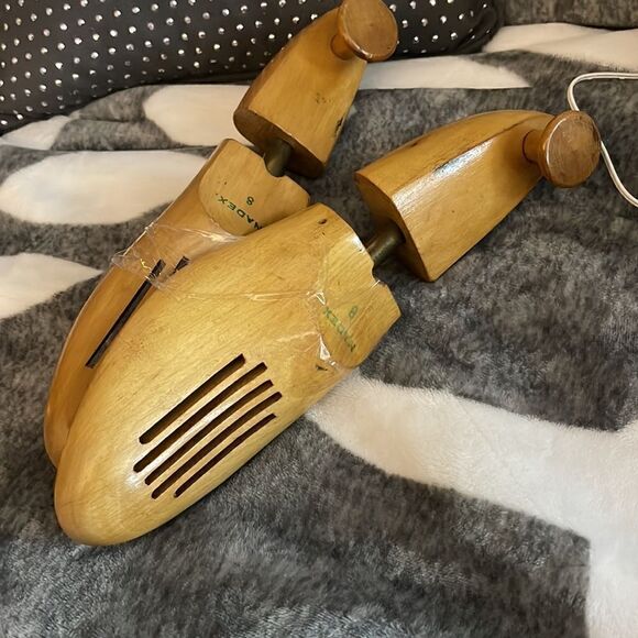 Florsheim Nadex Vintage wooden shoe stretcher/shoe tree spring loaded adjustable - Picture 5 of 6